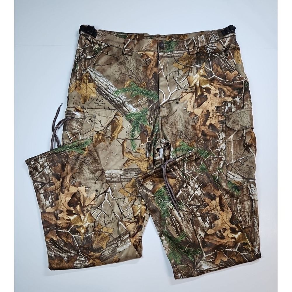 Scent Lok Mens Adjustable‎ Waist Camo Cargo Hunting Pants Size XL
